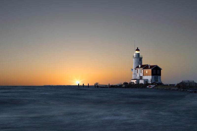 Lighthouse at Sunset